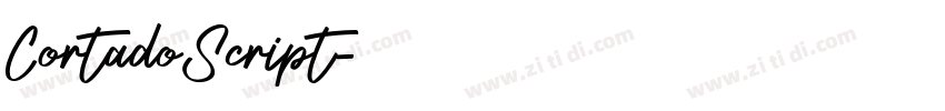 CortadoScript字体转换 CortadoScript字体转换