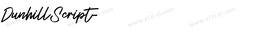 DunhillScript字体转换 DunhillScript字体转换