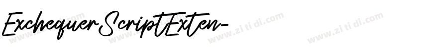 ExchequerScriptExten字体转换