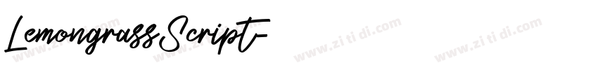 LemongrassScript字体转换 LemongrassScript字体转换