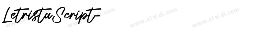 LetristaScript字体转换