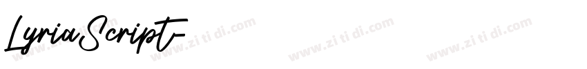 LyriaScript字体转换