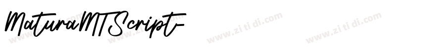 MaturaMTScript字体转换