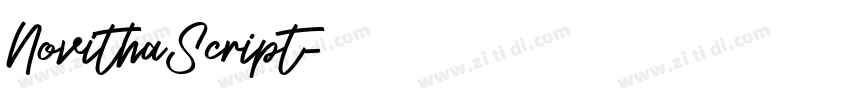 NovithaScript字体转换 NovithaScript字体转换