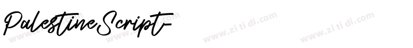 PalestineScript字体转换 PalestineScript字体转换