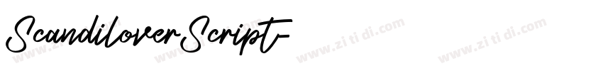 ScandiloverScript字体转换