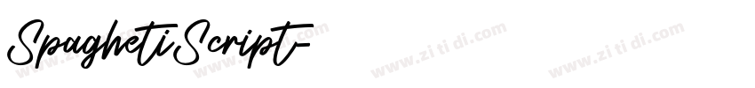 SpaghetiScript字体转换
