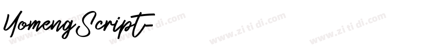 YomengScript字体转换 YomengScript字体转换