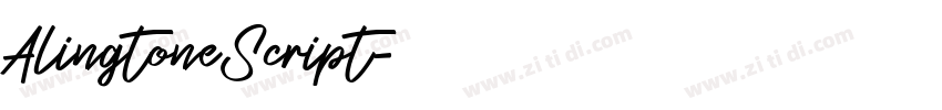 AlingtoneScript字体转换