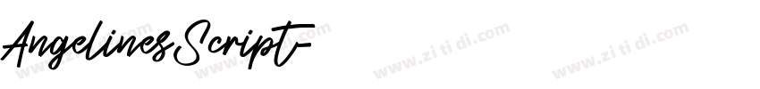 AngelinesScript字体转换