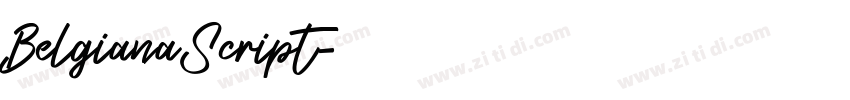 BelgianaScript字体转换 BelgianaScript字体转换