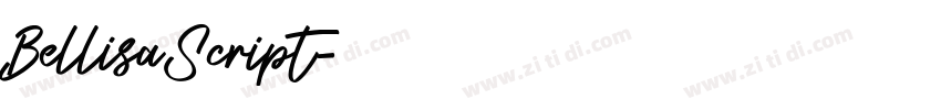 BellisaScript字体转换