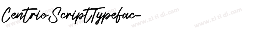 CentrioScriptTypefac字体转换