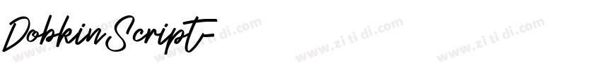 DobkinScript字体转换