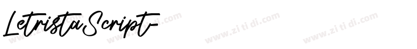 LetristaScript字体转换