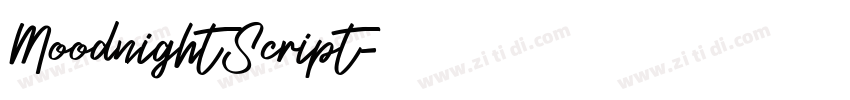 MoodnightScript字体转换