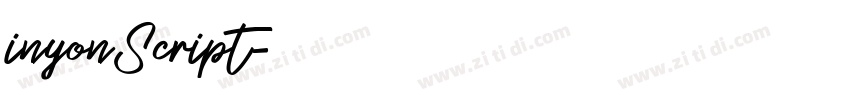 inyonScript字体转换 inyonScript字体转换