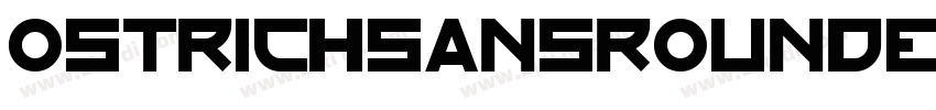 ostrichsansrounded字体转换