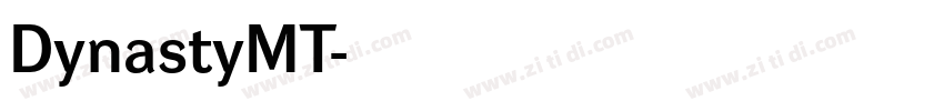 DynastyMT字体转换