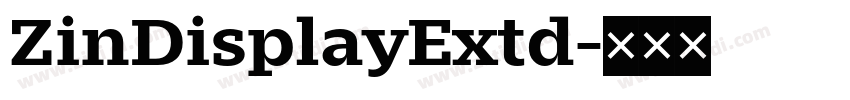 ZinDisplayExtd字体转换