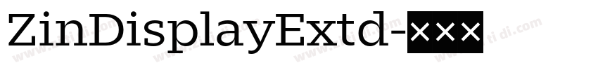 ZinDisplayExtd字体转换