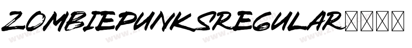 ZombiePunksRegular字体转换