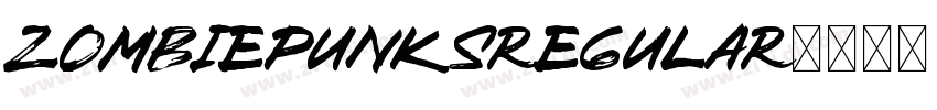 ZombiePunksRegular字体转换