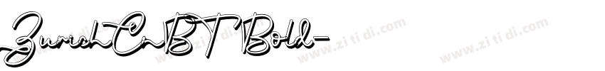ZurichCnBTBold字体转换