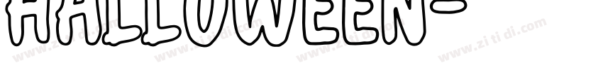 Halloween字体转换