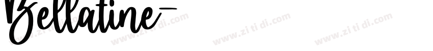 Bellatine字体转换