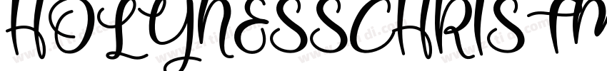 HOLYNESSCHRISTMAS字体转换