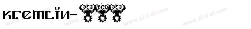 kremlin字体转换