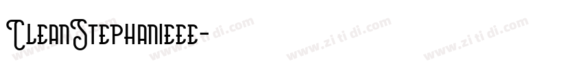 CleanStephanieee字体转换