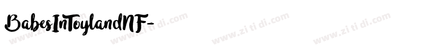 BabesInToylandNF字体转换