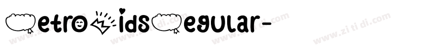 RetroKidsRegular字体转换