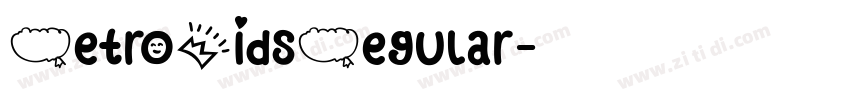 RetroKidsRegular字体转换