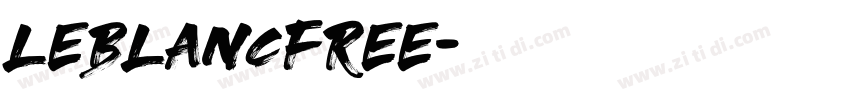 LeBlancFREE字体转换