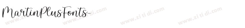 MartinPlusFonts字体转换