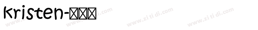 kristen字体转换