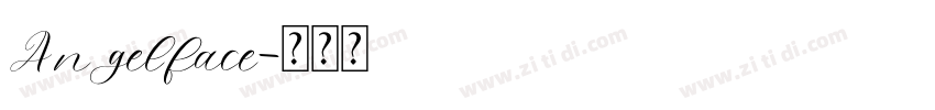 Angelface字体转换