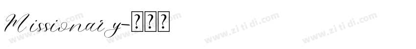 Missionary字体转换