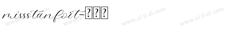 missstanfort字体转换
