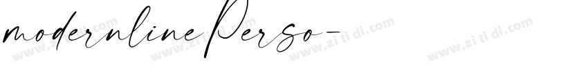 modernlinePerso字体转换 modernlinePerso字体转换
