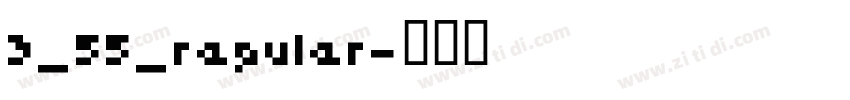 3_55_reguler字体转换