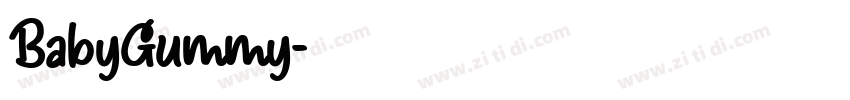 BabyGummy字体转换