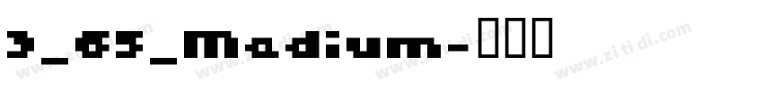 3_65_Medium字体转换