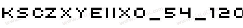 KSCZXYEIIX0_54_120字体转换