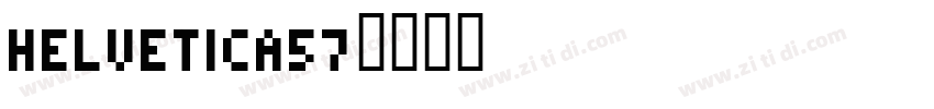 Helvetica57字体转换