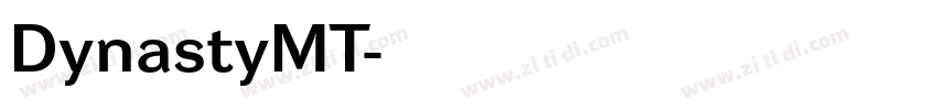 DynastyMT字体转换