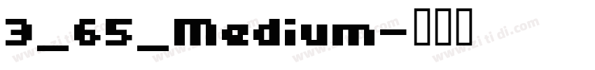 3_65_Medium字体转换